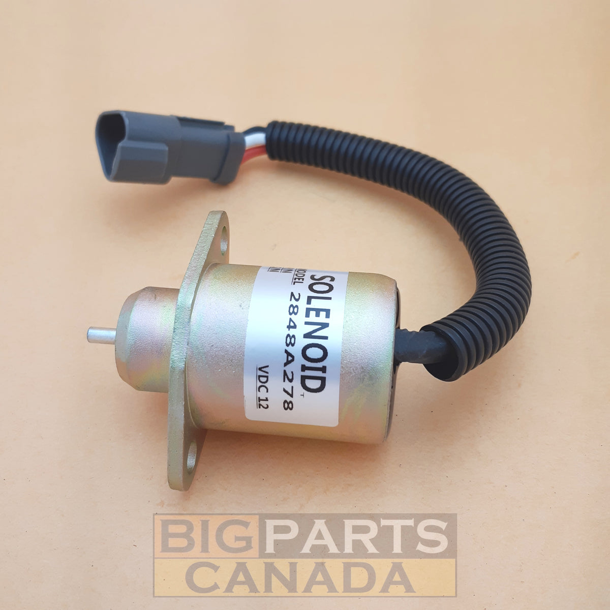 Fuel Shutoff Solenoid, Perkins 2848A278, Caterpillar 172-7209