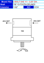 319603A1, New Replacement Hydraulic Pump For Case