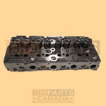 Cylinder Head, Complete with Valves for Kubota V2203 Engine, old style head with 10-gas vent holes
