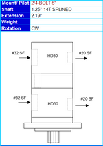 S615229 Heavy Duty Cast Iron 1088 Excavator For Case