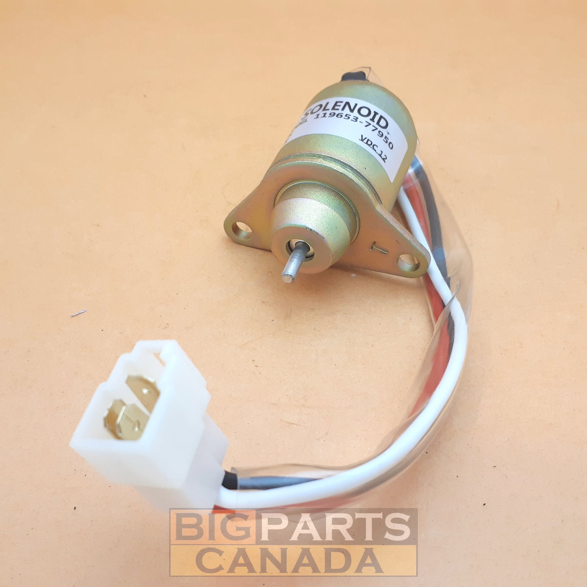 Fuel Shutoff Solenoid, John Deere M806808, Yanmar 11723377932 | BIG ...