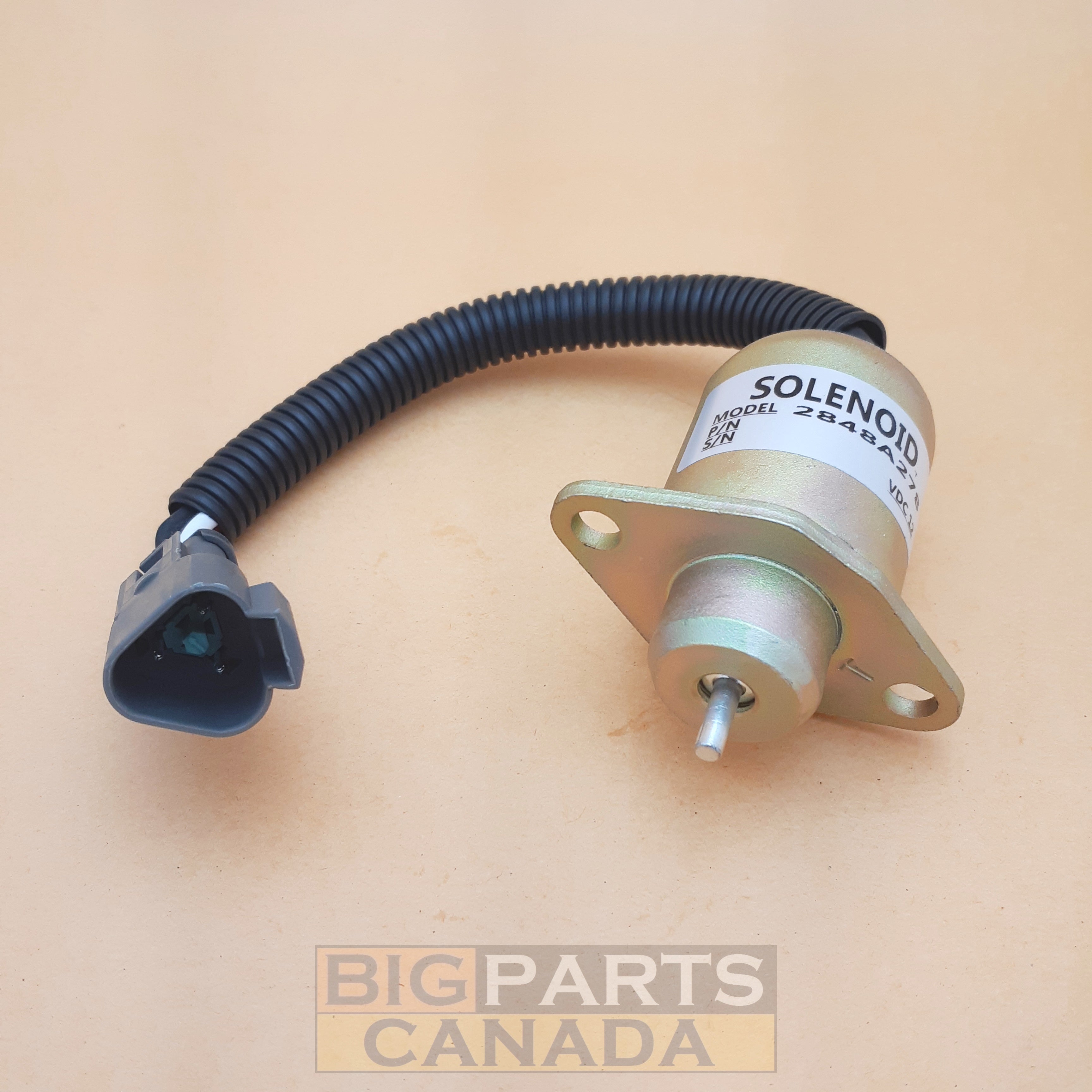 サトウ 12V Fuel Shutoff Solenoid For CAT 246 Skid Steer 172-7209 173-1338