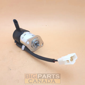 Fuel Solenoid, 16271-60010, 16271-60012, for Kubota Mini Excavator, Tractor, Mower, KX41-2 KX61-2 KX71 KX91-2
