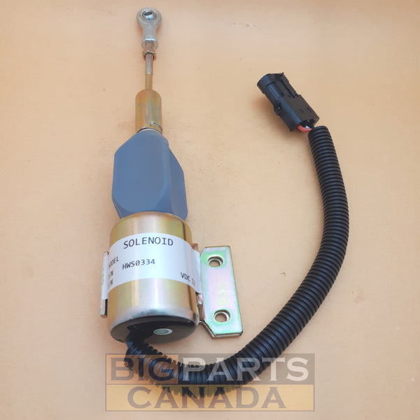ZACHAGER 12V Fuel Shut Off Solenoid Replacement For Cummins 6BT5.9 / 4BT5.9 & Hyundai Excavators