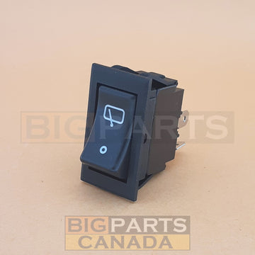 Wiper Switch 6675999 for Bobcat Skid Steer, Track Loaders, 751-963, S100 - S850, T110 - T870