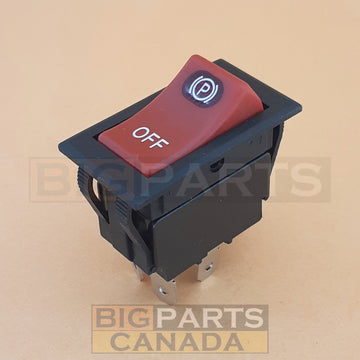 Park Brake Switch 6690948 For Bobcat Skid Steers S100, S130, S150, S160 ... S850, Track Loaders T110, T140, T180, T190 ... T870