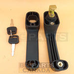 Front Door Latch Handle Assembly 7109662 for Bobcat S740, S750, S770, S850, A220, A300, A770, T595, T630, T650, T740