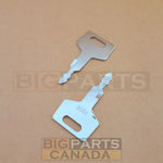 Ignition Key H806, 17001-00019, 180845 for New Holland, Case Track Loaders, Mini Excavators